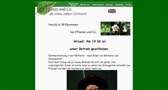 Desktop Screenshot of pflanze-und-co.de