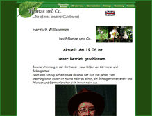 Tablet Screenshot of pflanze-und-co.de